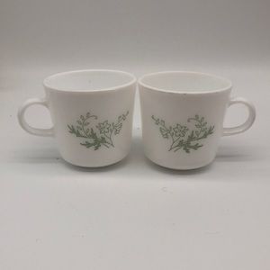 Floral spray Corning corelle mugs
